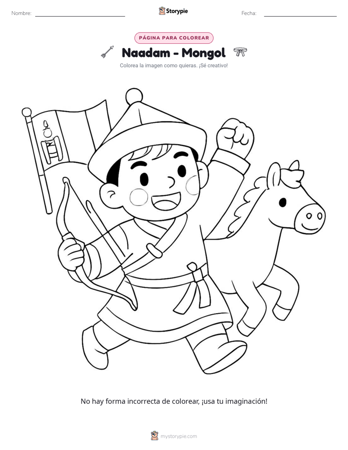 Página para Colorear