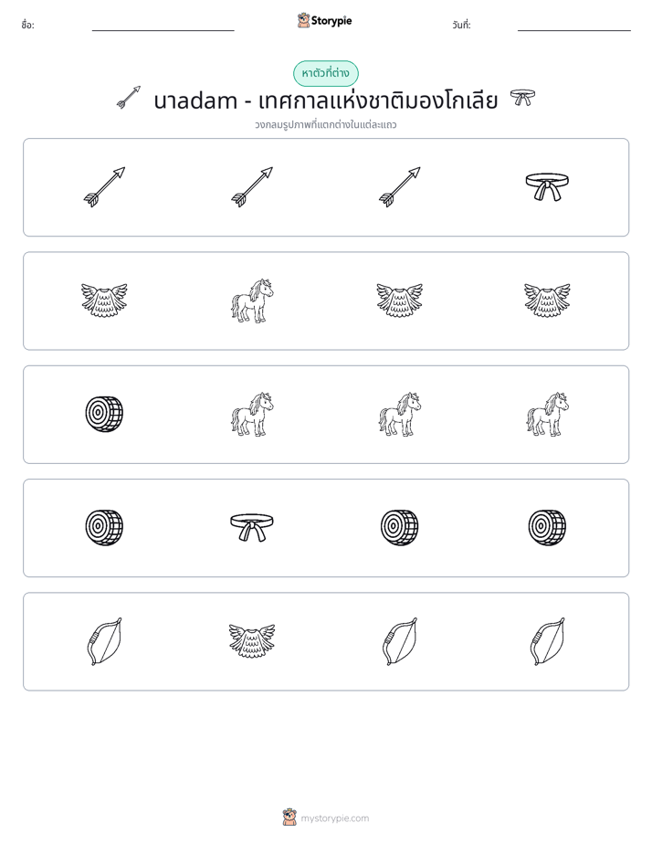 ตัวที่แตกต่าง
