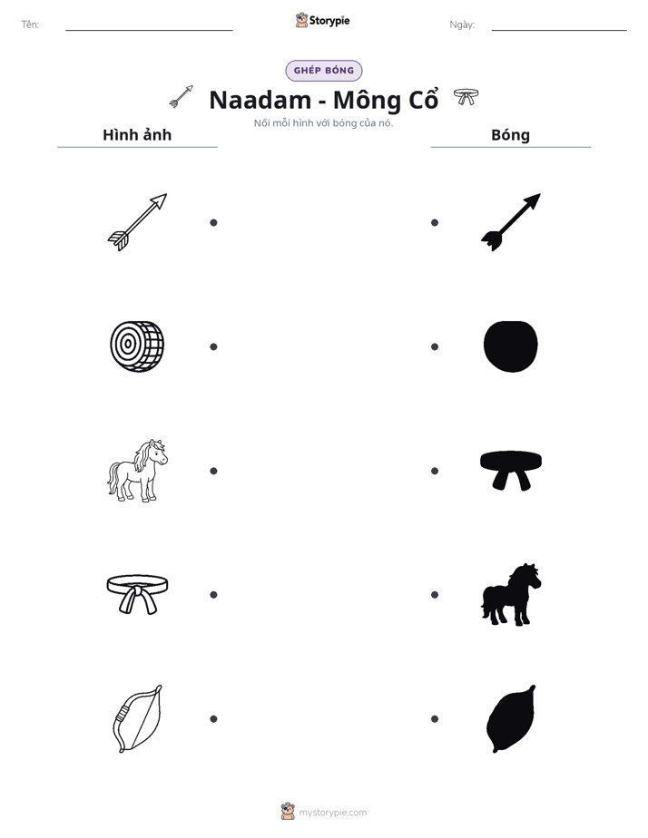 Ghép Hình Bóng