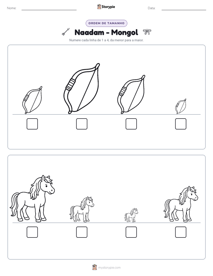 Ordem de Tamanho