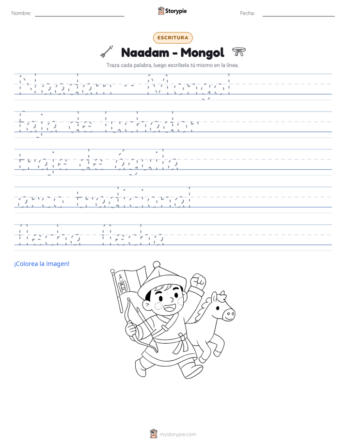 Práctica de Escritura