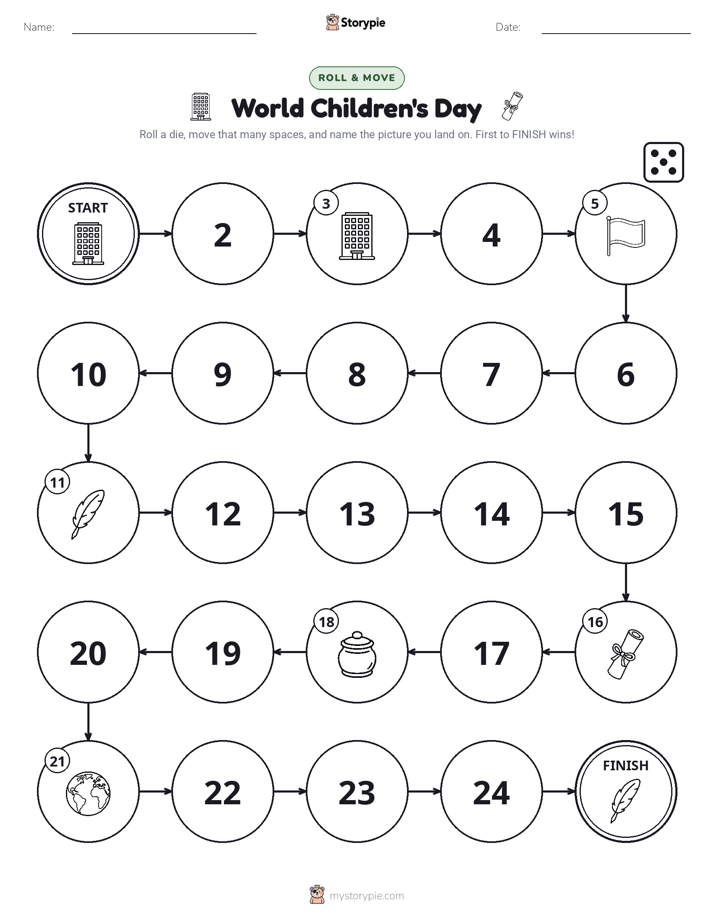 Roll & Move Game