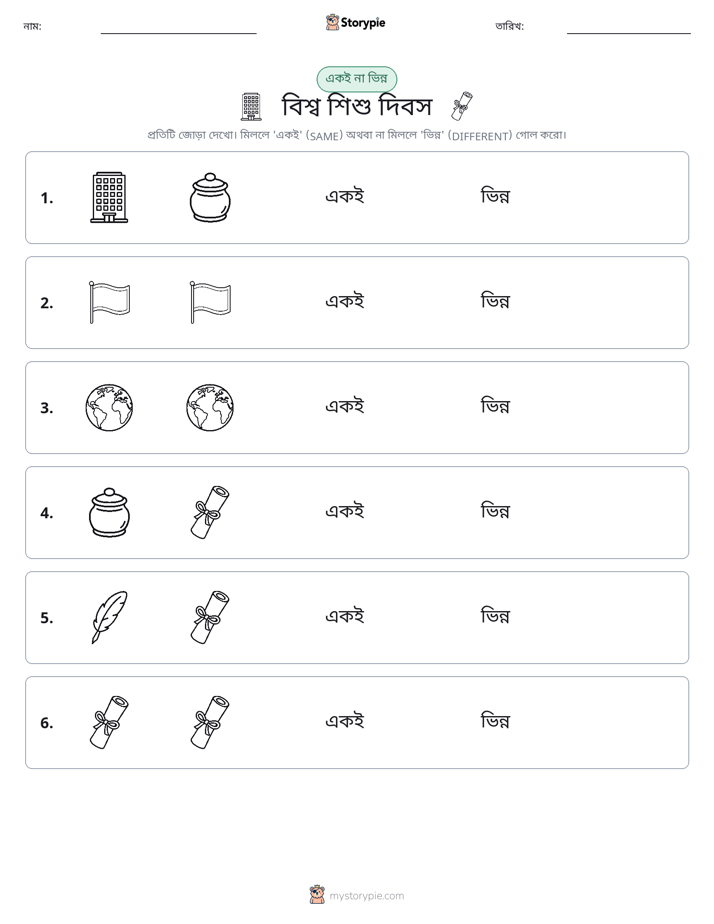 একই বা ভিন্ন