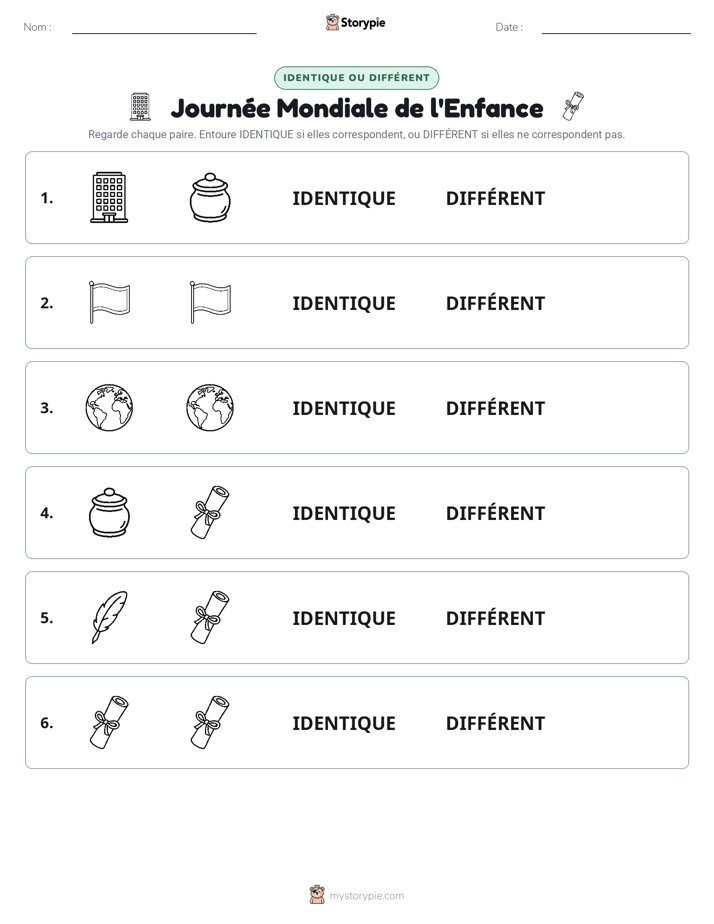 Identique ou Différent
