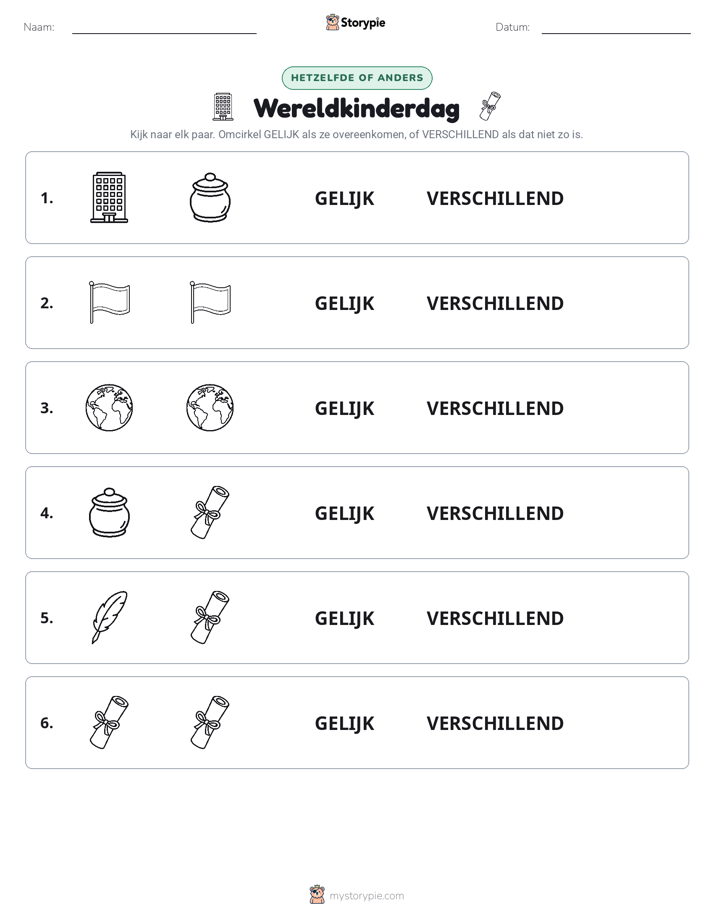Zelfde of Verschillend