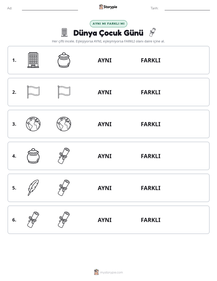 Aynı mı Farklı mı