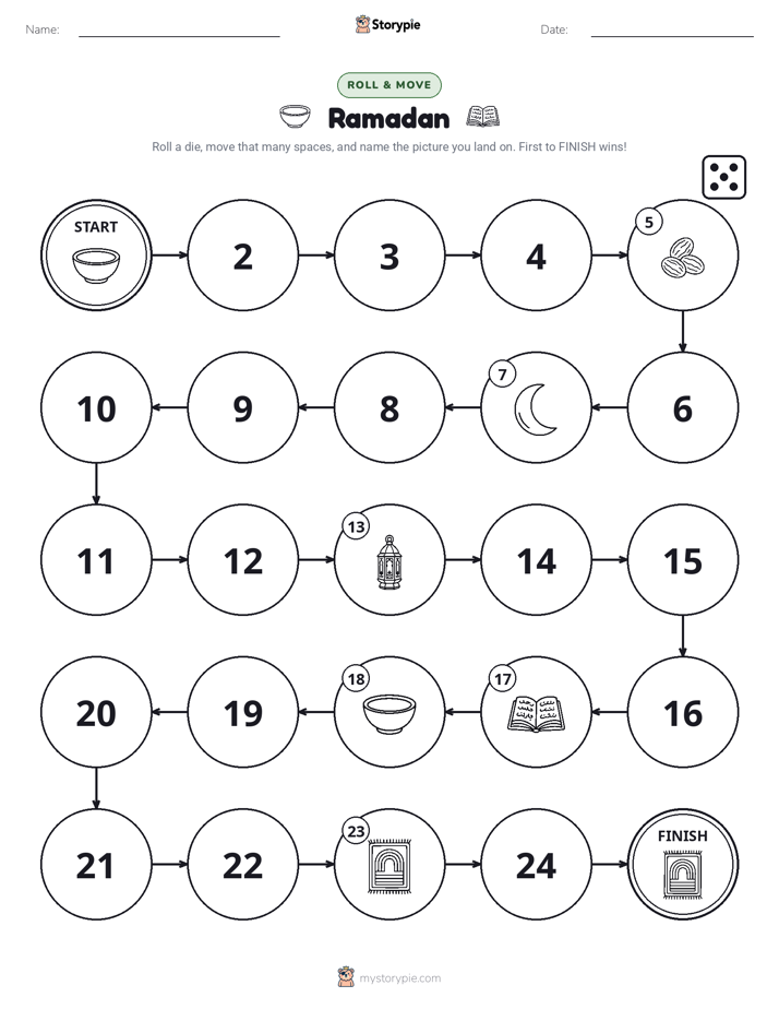 Roll & Move Game