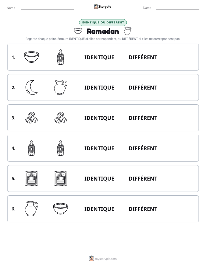 Identique ou Différent