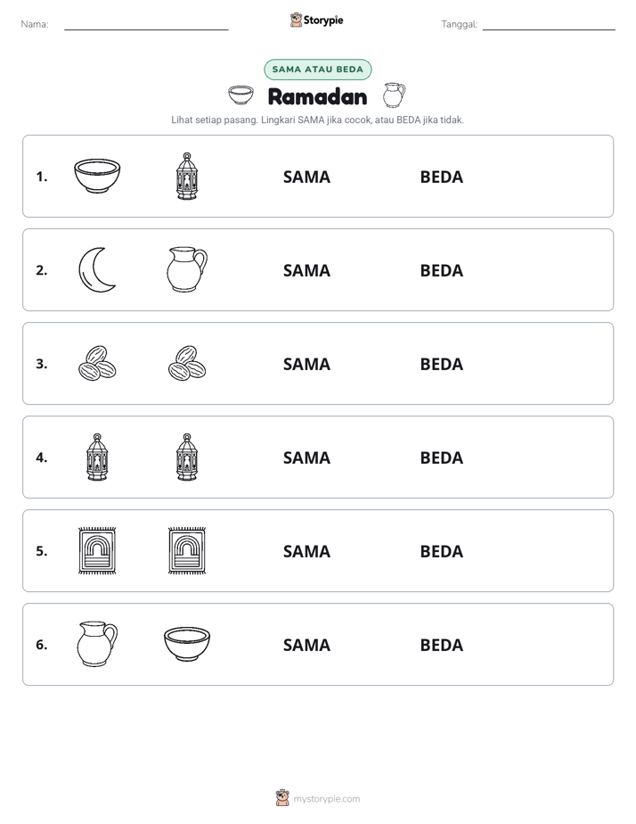 Sama atau Berbeda