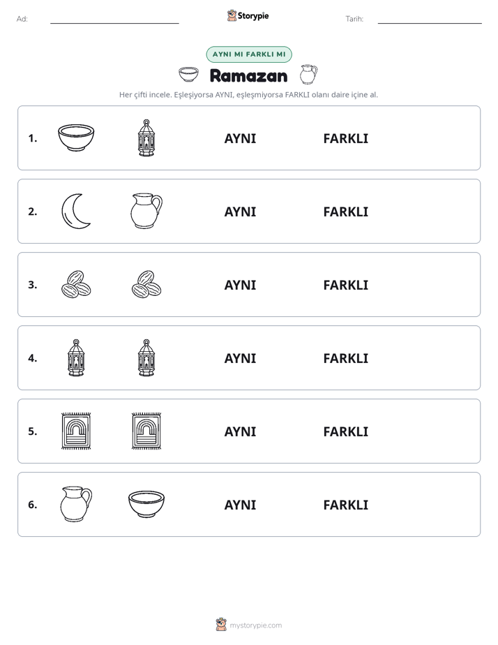Aynı mı Farklı mı