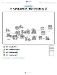 Corso Zundert - Niederländisch druckbare Arbeitsblatt Vorschau