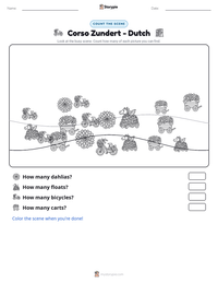 Corso Zundert - Dutch printable worksheet preview