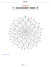 Corso Zundert - Dutch printable worksheet preview