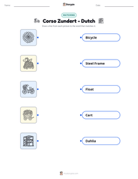 Corso Zundert - Dutch printable worksheet preview