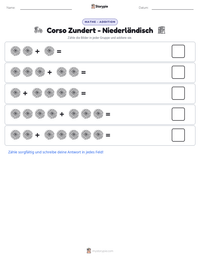 Corso Zundert - Niederländisch druckbare Arbeitsblatt Vorschau