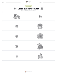 Corso Zundert - Dutch printable worksheet preview