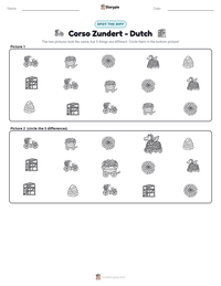 Corso Zundert - Dutch printable worksheet preview