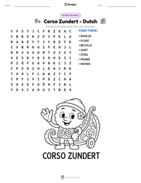 Corso Zundert - Dutch printable worksheet preview
