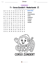 Corso Zundert - Nederlands afdrukbare werkblad voorbeeld