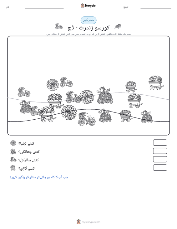 گنتی کا منظر