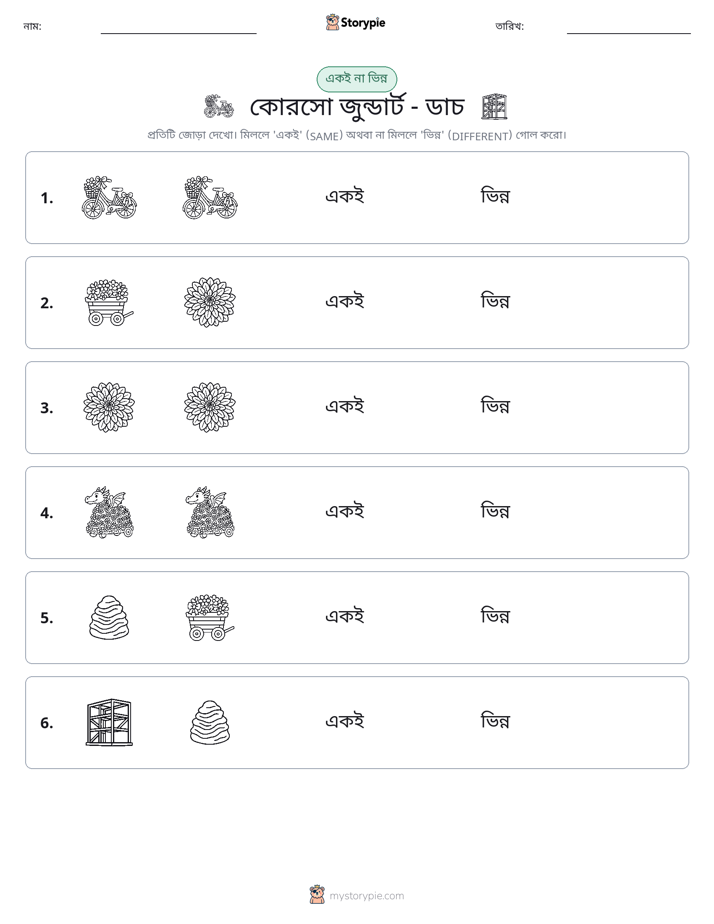 একই বা ভিন্ন