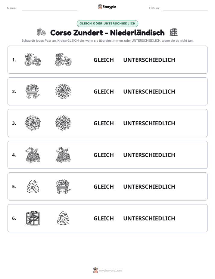 Gleich oder Anders