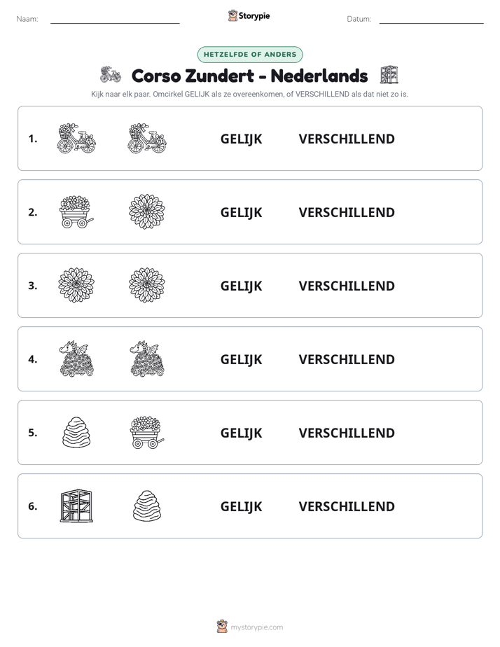 Zelfde of Verschillend