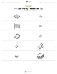 Labor Day - American printable worksheet preview