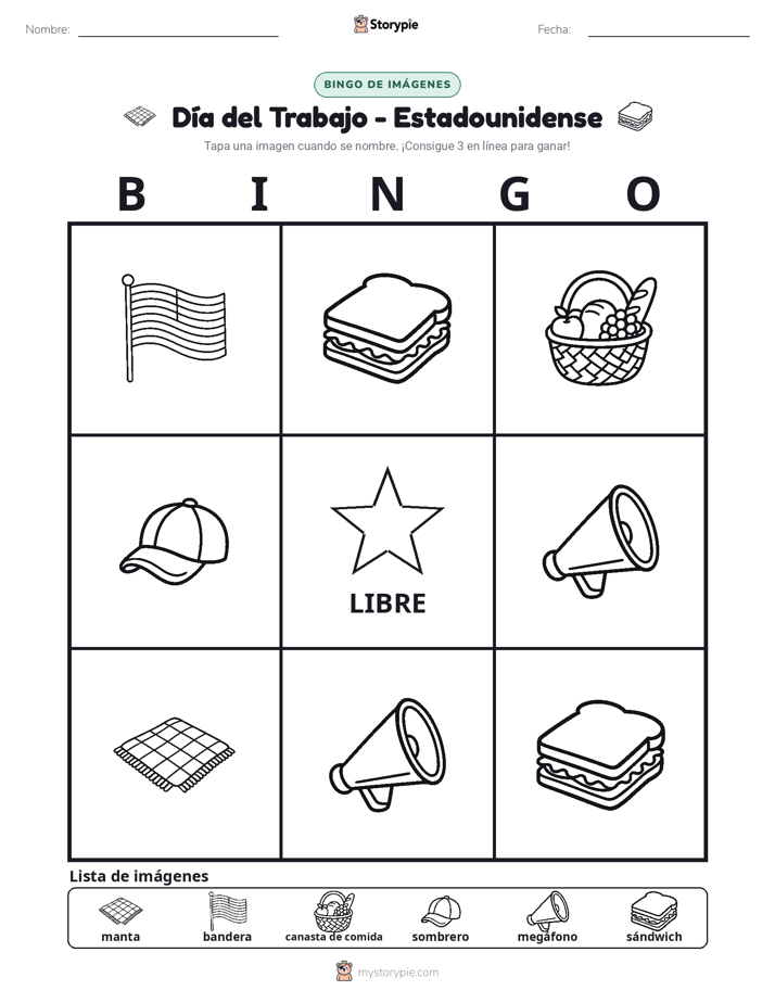 Bingo de Imágenes