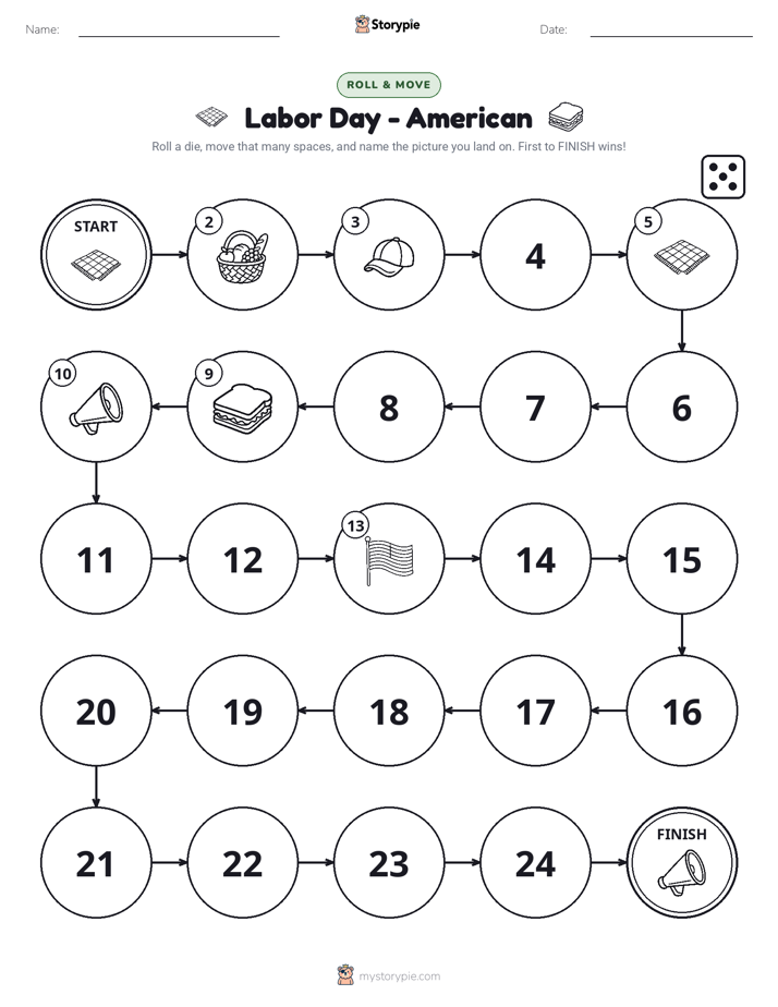 Roll & Move Game