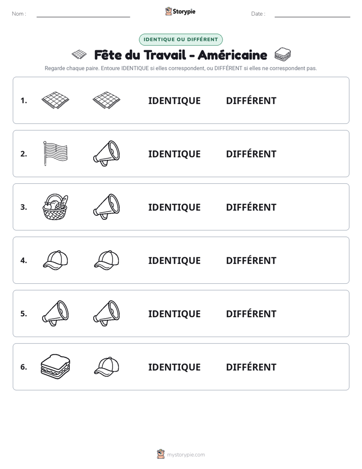 Identique ou Différent