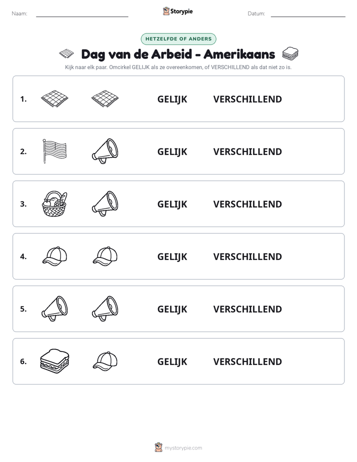 Zelfde of Verschillend
