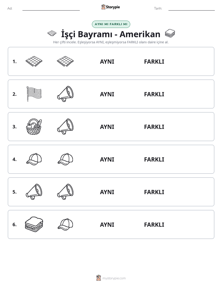 Aynı mı Farklı mı