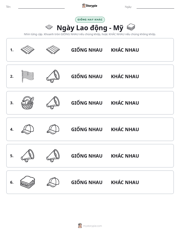 Giống Hay Khác