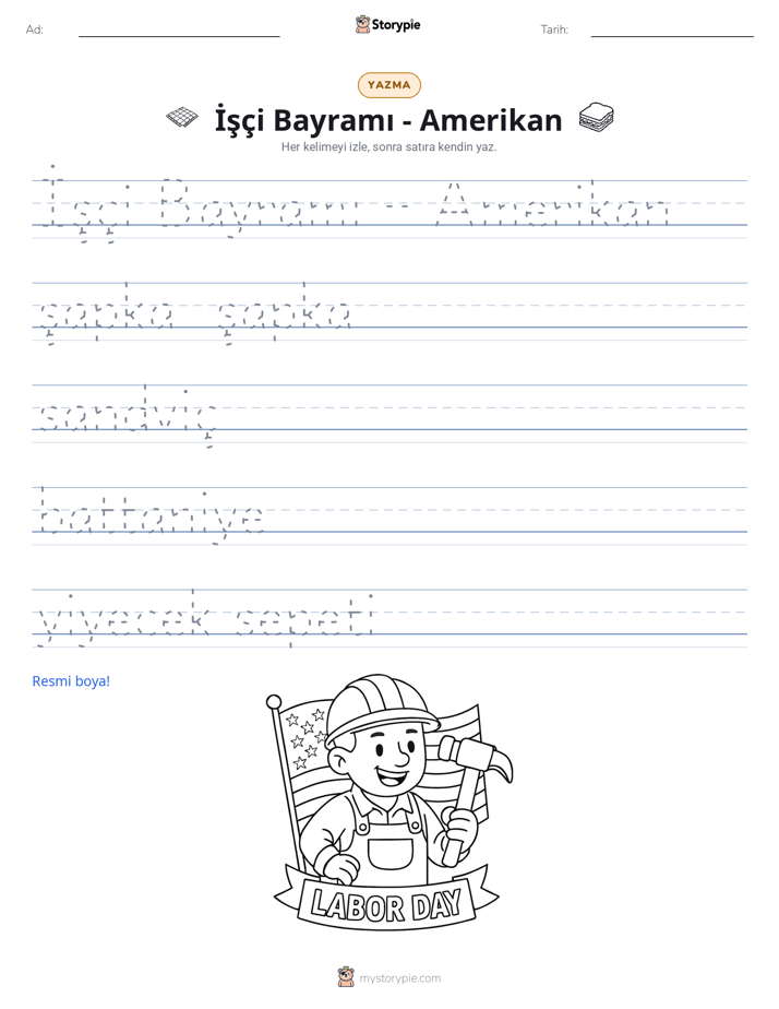 Yazma Pratiği