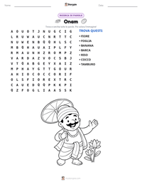 Anteprima della scheda stampabile di Onam