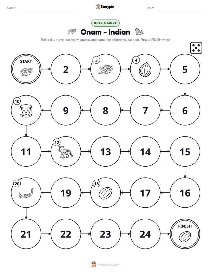Roll & Move Game