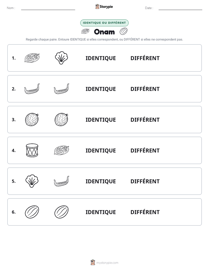 Identique ou Différent
