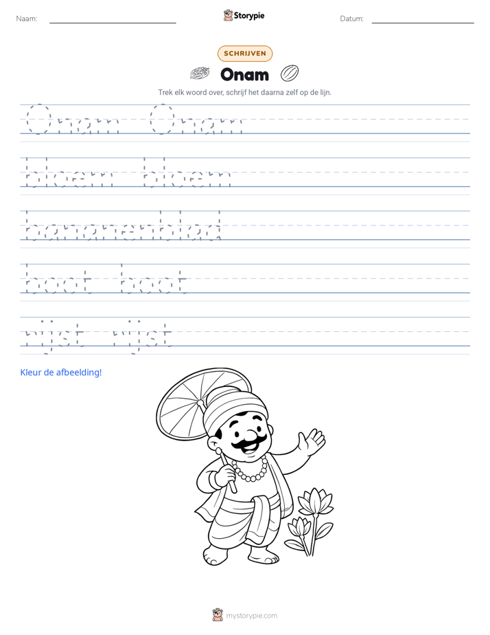 Schrijf Oefening