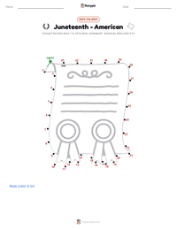 Juneteenth - American printable worksheet preview