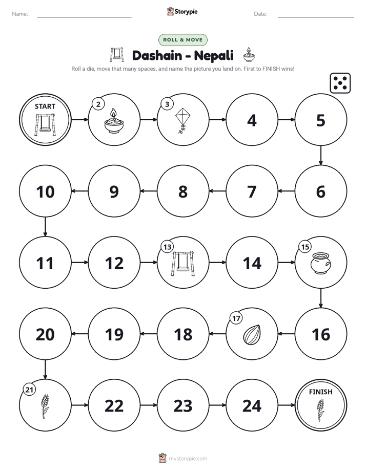 Roll & Move Game
