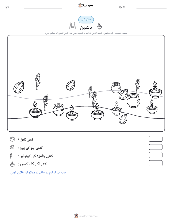 گنتی کا منظر