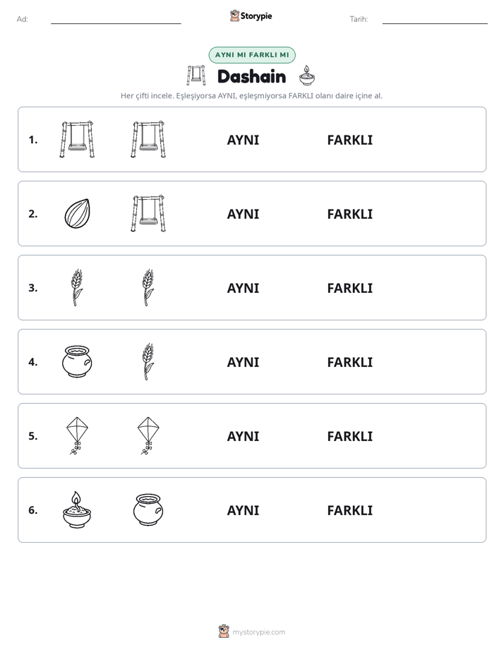 Aynı mı Farklı mı