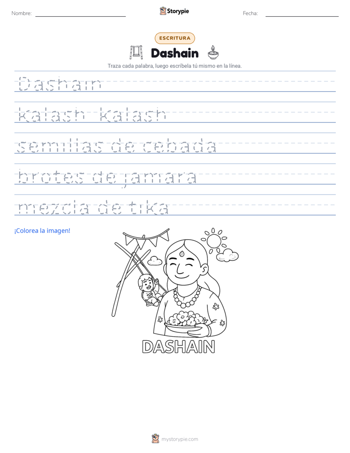 Práctica de Escritura