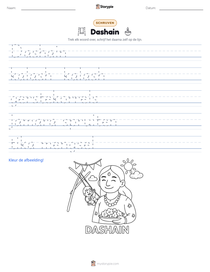 Schrijf Oefening