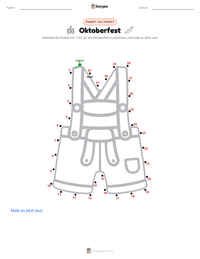 Oktoberfest druckbare Arbeitsblatt Vorschau