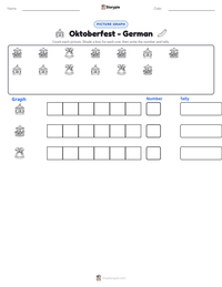 Oktoberfest - German printable worksheet preview