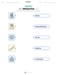 Anteprima della scheda stampabile di Oktoberfest