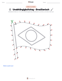 Unabhängigkeitstag - Brasilianisch druckbare Arbeitsblatt Vorschau