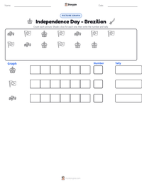 Independence Day - Brazilian printable worksheet preview